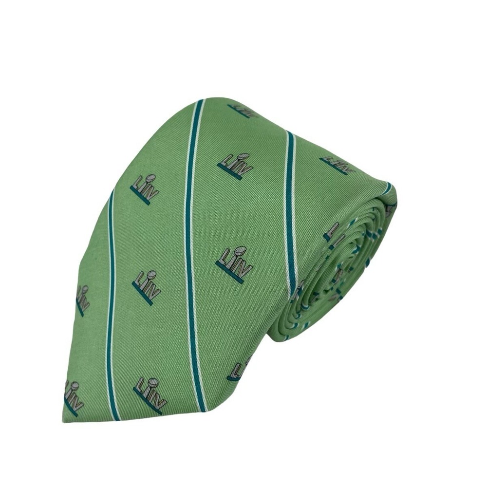 Vineyard Vines Green LIIV Silk Mens Tie 3.5 Inch Width